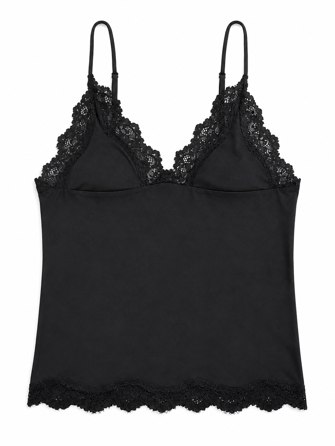 Lace-Trim Double-Layer Camisole style 9814 detail view 3